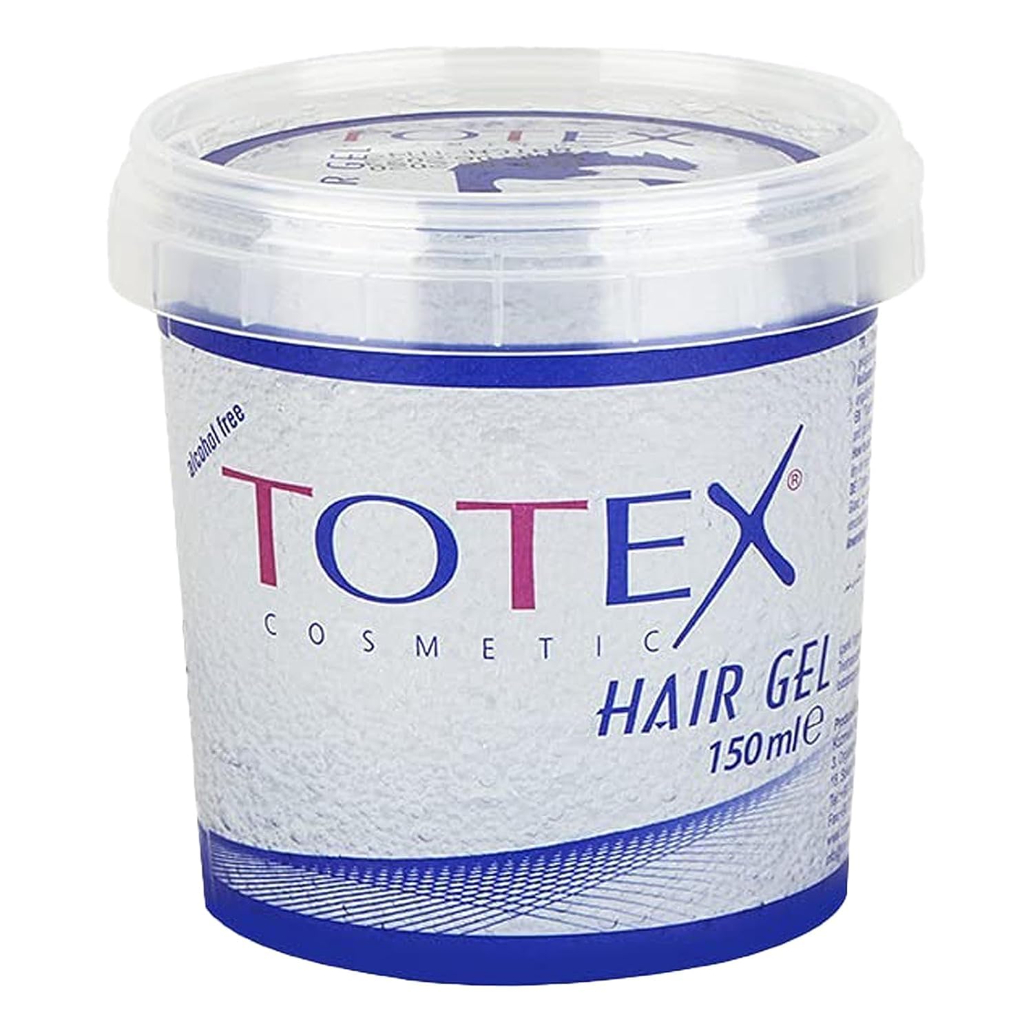 Totex Extra Strong Hair Gel 150 ml | Transparent Clear Gel | Alcohol-Free Formula | Long Lasting Extra Hold | Shiny Finish Styling Gel for All Hair Types
