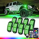 Xprite 8 Pods Rock Lights Wide Angle Bluetooth RGB