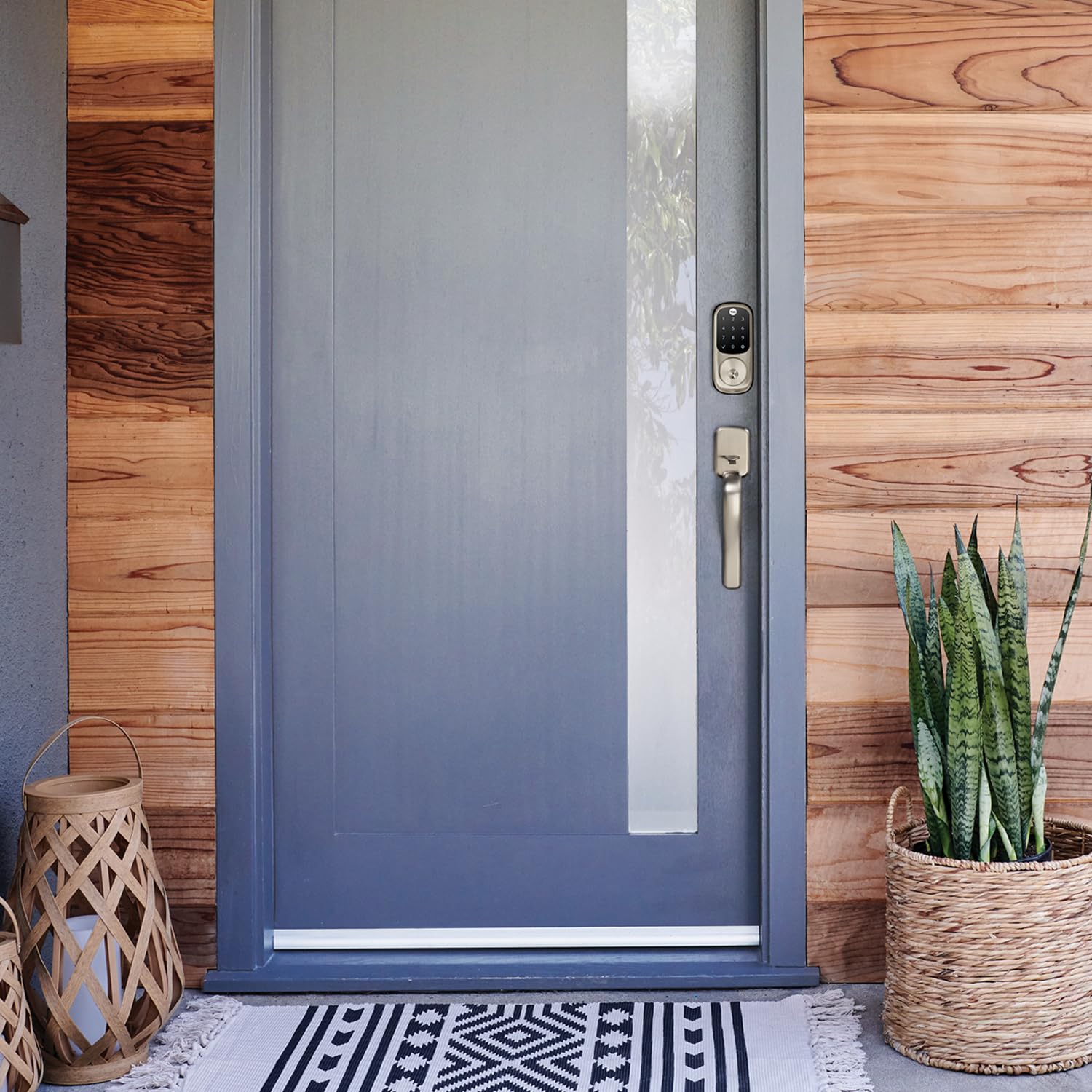 Yale Assure Lock Deadbolt, Satin Nickel Digital Touchscreen Keypad with Z-Wave and Backup Key for Front or Back Entry Door, YRD226-ZW2-619 - View 2