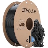 3DHoJor PLA Filament 1.75mm Black,3D Printing Filament,1kg Cardboard Spool (2.2lbs), Fit Most FDM 3D Printer,Dimensional Accuracy +/- 0.03 mm,Vacuum Packaging, No Brittle Filaments