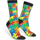 AOYEGO Octopuses Funny Socks Cartoon Octopus Tropical Novelty Casual Crew Socks Contrast Color Design for Women Men Gift