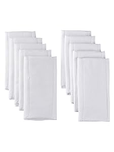 Gerber 10 Pack Organic Flatfold Birdseye Diaper