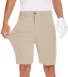 JWM Mens 9" Stretch Golf Shorts - Lightweight