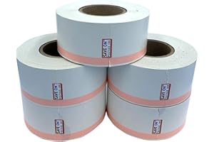 Save On Postage Ink Neopost Thermal Roll Tape (5 Rolls) – Compatible Neopost 4122446P Tape Rolls for Use w/The Neopost Thermal Roll Tape Dispenser
