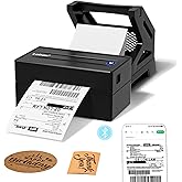 Labeer Bluetooth Thermal Shipping Label Printer, 4x6 Wireless Shipping Label Printer with Holder for Small Business, Compatible with iPhone, Android, Windows, Mac, Chromebook, USPS, Ebay, Shopify