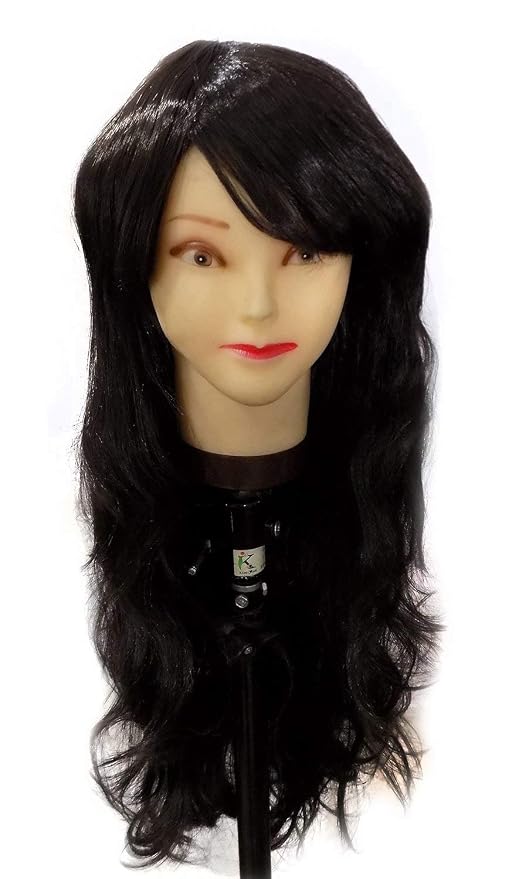 Raaya Synthetic Stylish Long Hair Wig For Girls And Women Brown