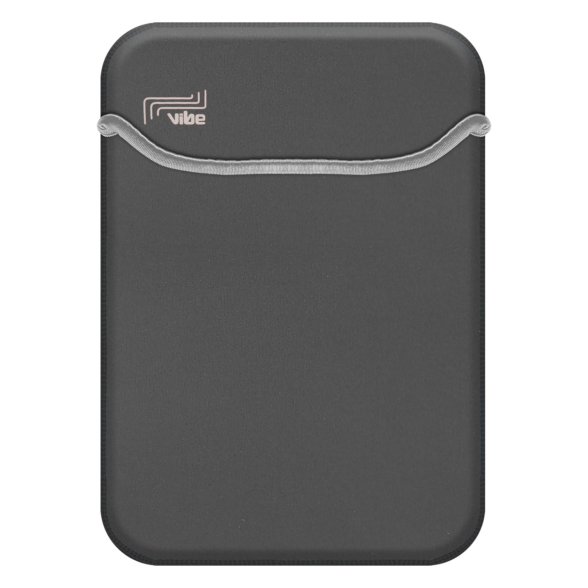 Vibe 16 Inch Laptop Sleeve Protective Case [Skin Pouch Cover] Neoprene Sleeve Compatible for MacBook Pro 2019, 15-inch old MacBook Pro Retina, 15-inch Surface Book, Lenovo IdeaPad S145 Grey