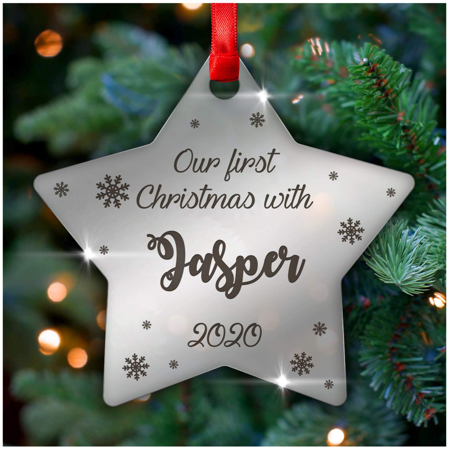 personalised first christmas decorations