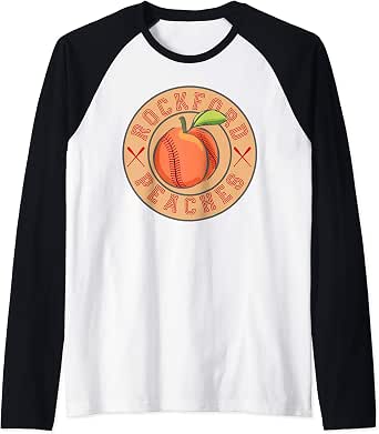 peach baseball tee