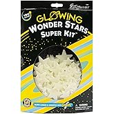 Great Explorations: Wonder Stars Super Kit, Glow In The Dark Ceiling Stars. 150 Pieces In 4 Sizes Reusable Sizes