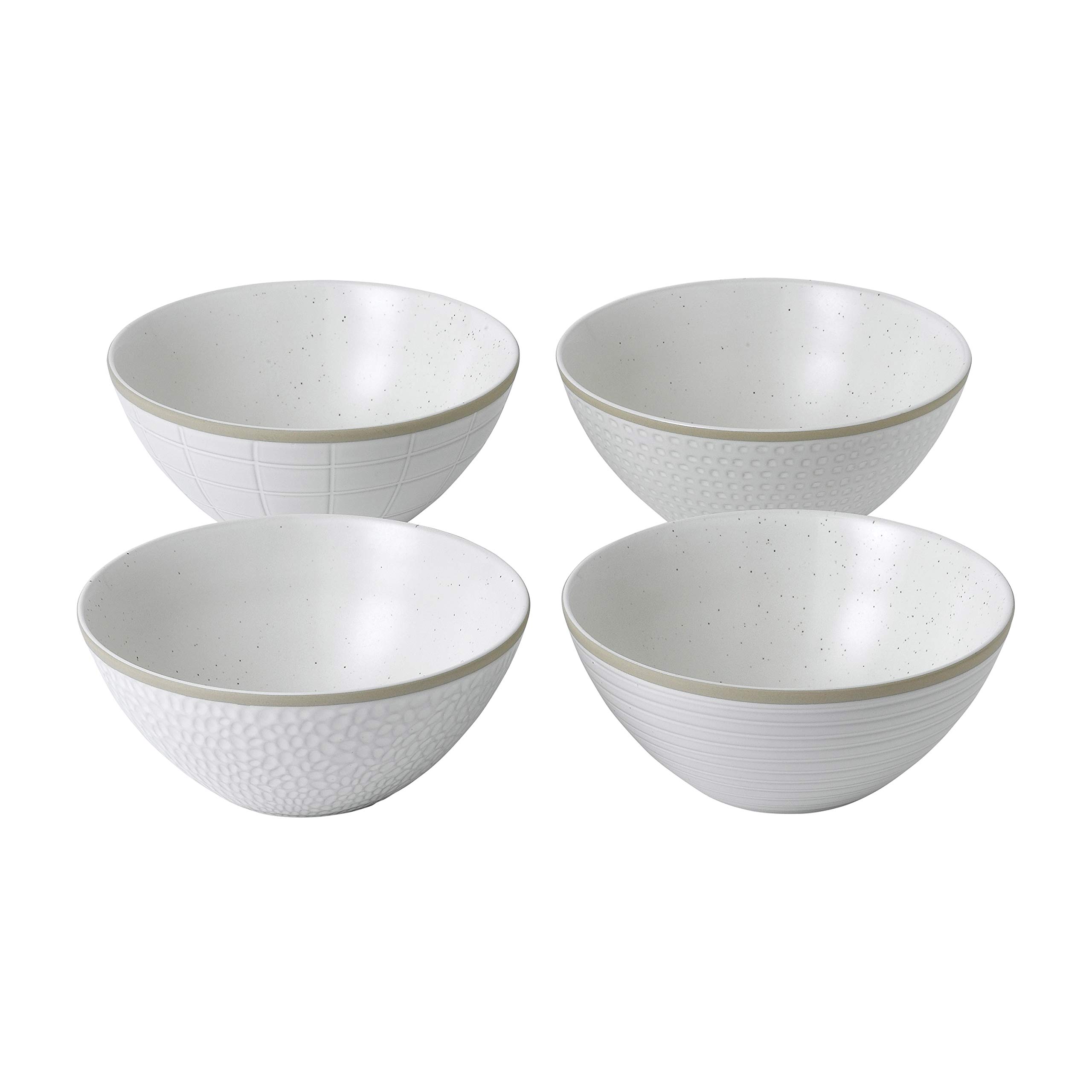 Royal Doulton Gordon Ramsay Maze Grill 40034478 16cm Bowl Set of 4 White, Stoneware