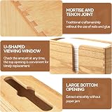 KIRIGEN Wood Wall Mounted Paper Towel Dispenser Natural Finish view 5