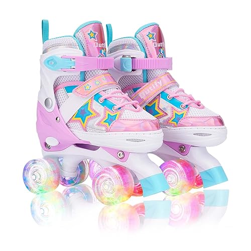 Outify Roller Skates for Girls Boys with Light Up Wheels, Kids