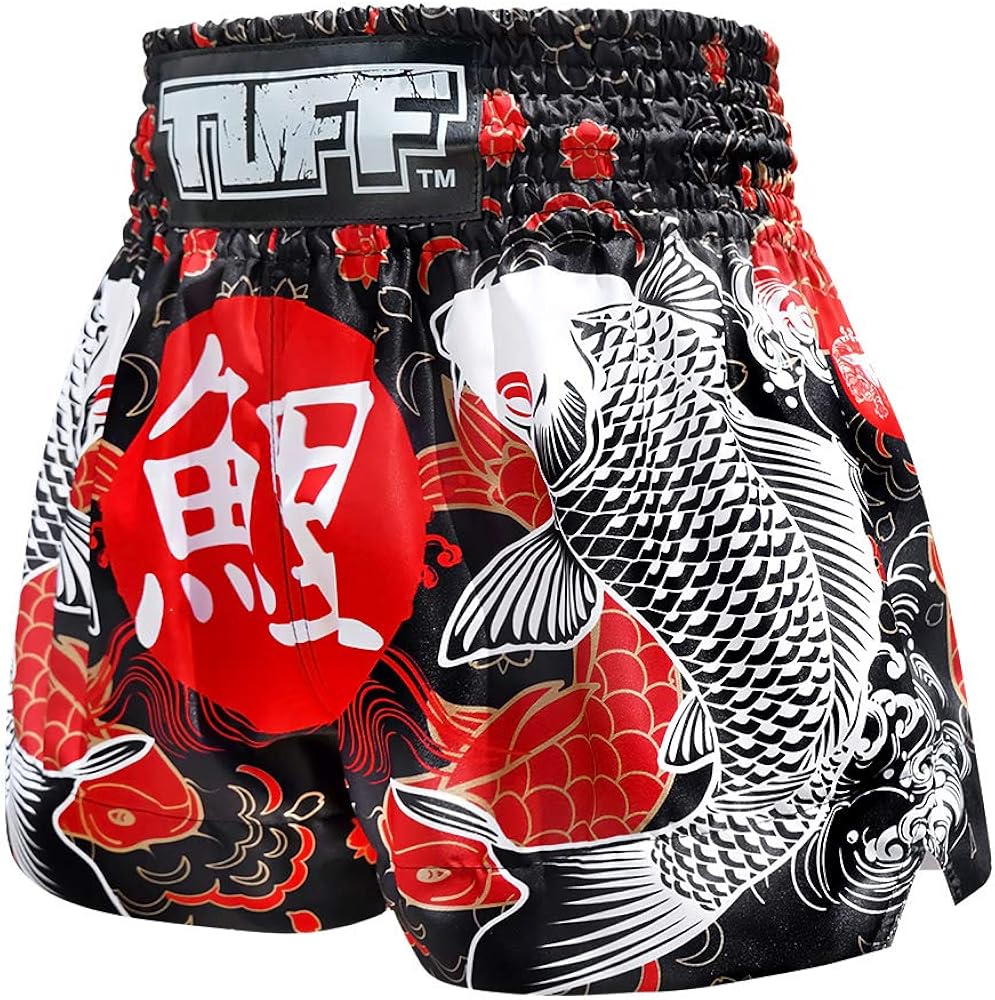 Tuff Boxing Sport Muay Thai Shorts Trunks Kick Martial Arts Training Gym Clothing : Clothing