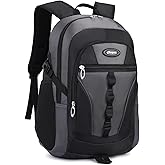 BEFUNIRISE Kids School Backpack For Boy And Girl,Large Capacity High Middle Elementary Primary Students Teens Sports Bookbag (Grey)