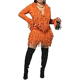 Geulis Women Sweater Skirt Sets 2 Piece Outfits Knit Fringe Long Sleeve Pullover Sweaters Bodycon Mini Skirt Set Fall Winter