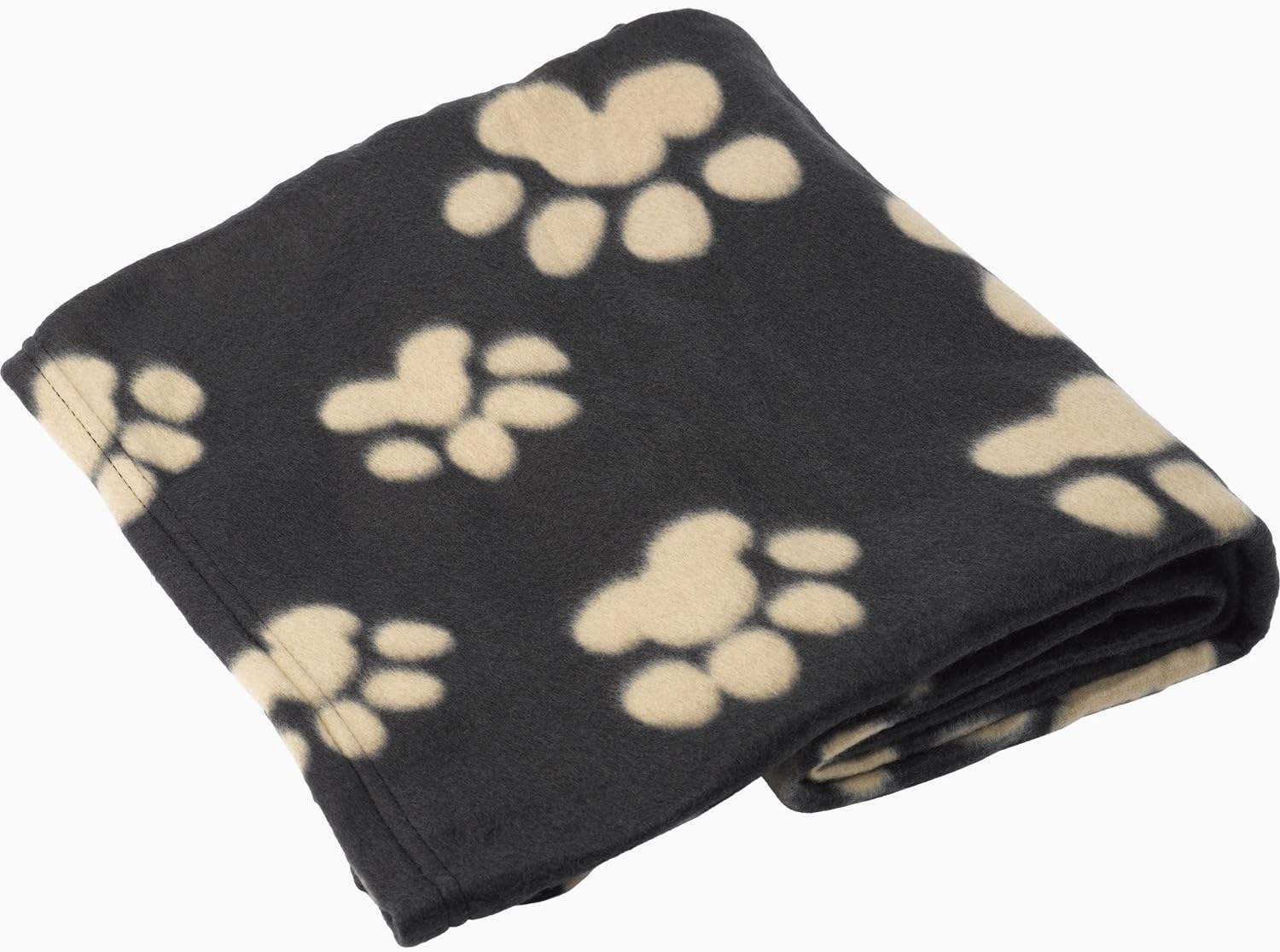 Paw Print Pet Blanket Black Amazon.co.uk Pet Supplies