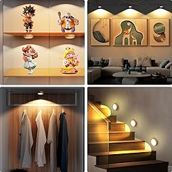 3 Pack Picture Lights for Wall, Rechargeable