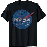 NASA Distressed Vintage Classic Logo T-Shirt Small
