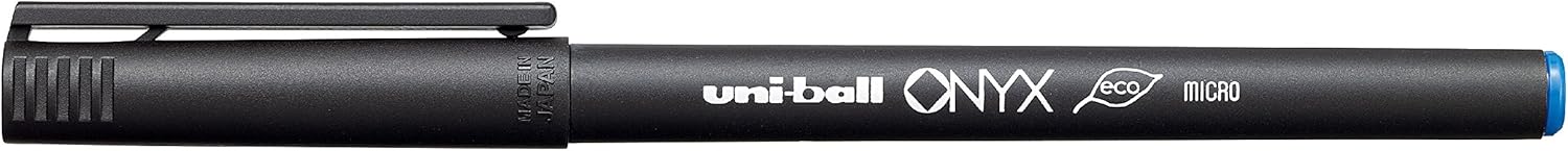 uni-ball ONYX Rollerball Pen, Micro Point (0.5mm), Blue, 12 Count (60041): Office Products