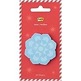Post-it Jingle Sticky Notes, Snowflake Design, 2 in. x 2 in., 1 Snowflake Shaped Cute Sticky Note Pad with 50 Sheets