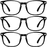 Gaoye Stylish Blue Light Glasses for Woman - Computer Glasses for Blue Light Blocking - Lightweight Frames - 3 pack