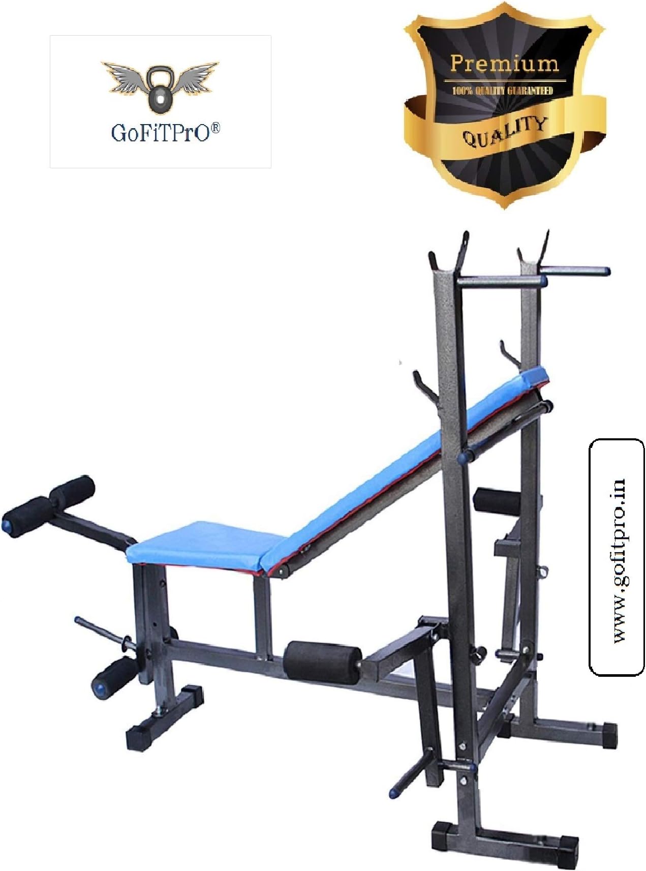 GoFiTPrO Phelix Multipurpose Gym Exercise Decline 8 in 1 Bench