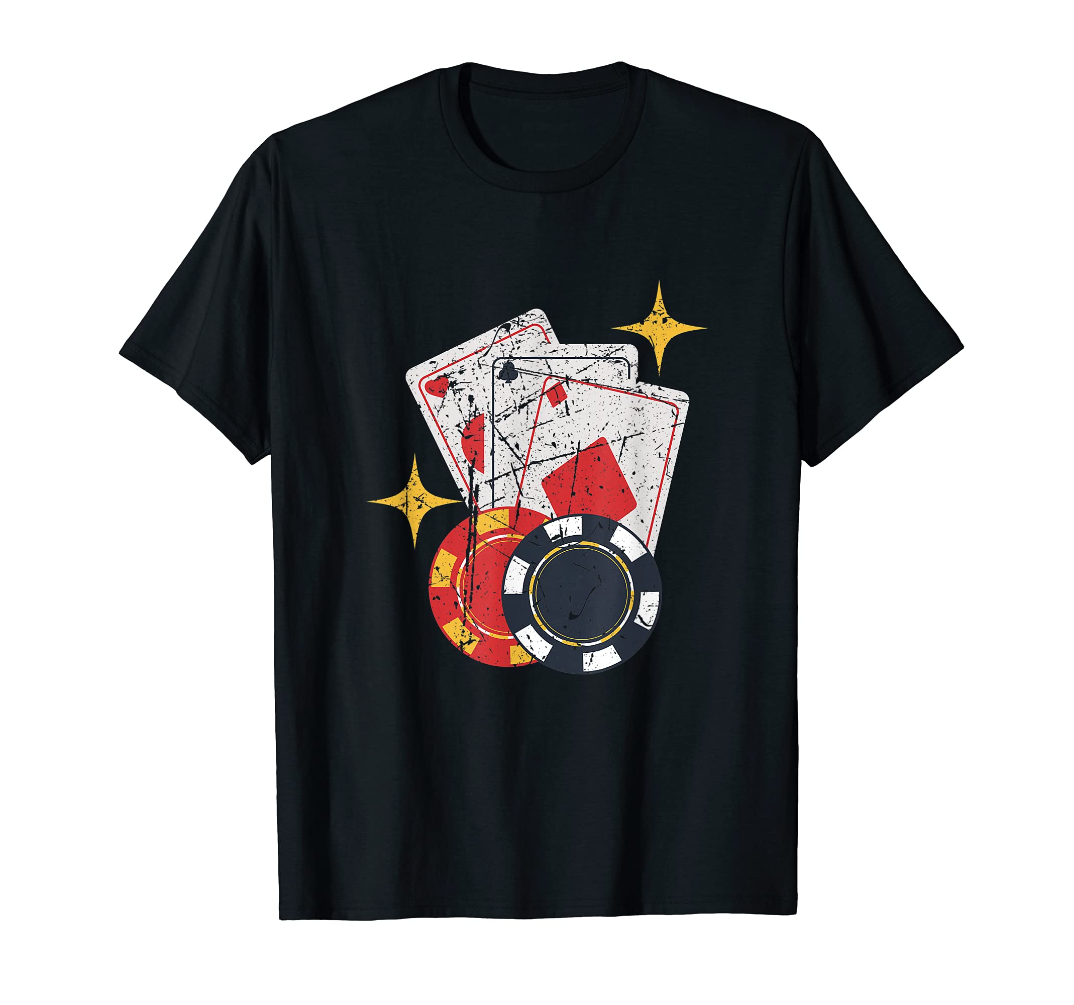 Funny Poker Player Casino Donor Loves Gambling T-Shirt
