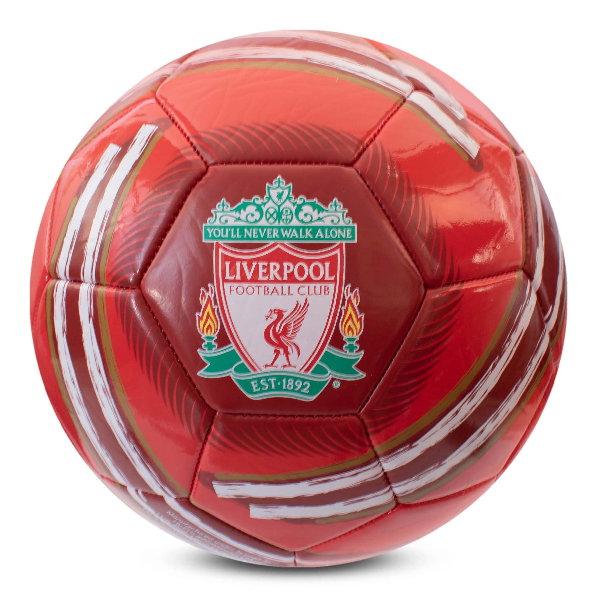 Hy-Pro Officially Licensed Liverpool F.C. Cyclone Football – Liverpool Football Size 5, Training Match Ball for Garden and Outdoors – Collectible Fan Gift for Collecting, Training and Play — image 1