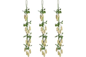Hagao Fake Peanut Hanging Peanut String Artificial Vegetables Simulation Peanuts for Home Kitchen Decoration Teaching Aids 3 Sets