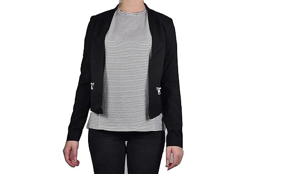 VERO MODA - Damen Jersey-Blazer in grau mit Muster oder schwarz (10206213)