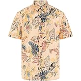 GUESS Mens Short Sleeve Printed Embro Shirt