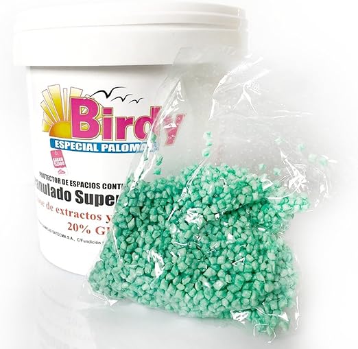 BIRDY Granulado 6 Bolsas - Repelente y ahuyentador de aves: Amazon ...