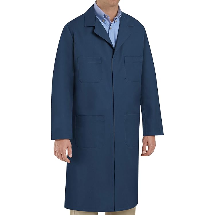 Pioneer Shop & Garage Work Coat - 4 Pockets - Action Back - Snap