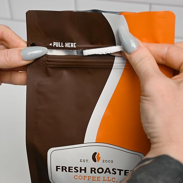 FRESH ROASTED COFFEE, FRC MEDIUM ROAST BLEND, 12 OZ, KOSHER, GROUND
