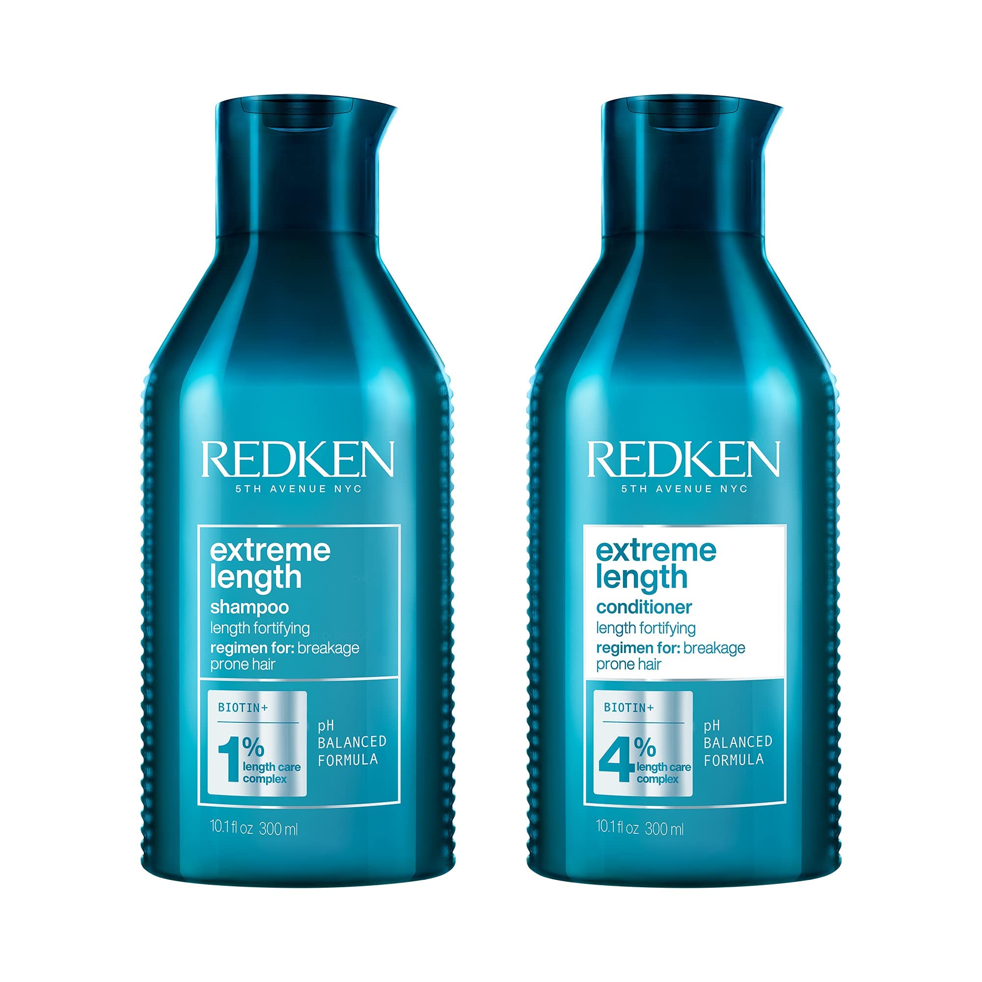REDKEN Extreme Length, Shampoo and Conditioner Set, Biotin, for Longer, Stronger Hair, 300 ml