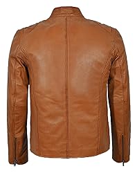 HANDSY Leather Jackets For Men - Leather Motorcycle
