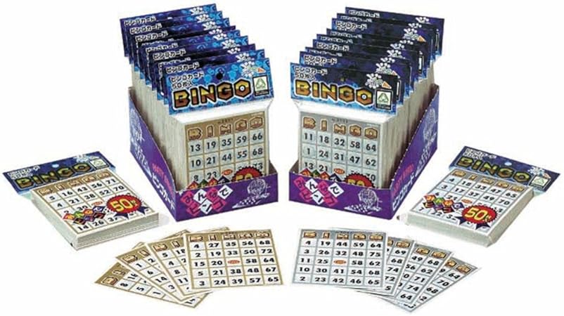 Amazon Co Jp ハピラ ビンゴカード50 10パックセット 500枚 Sc 文房具 オフィス用品