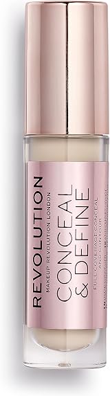 Revolution Conceal & Define Concealer C1 Beige by Revolution Beauty London
