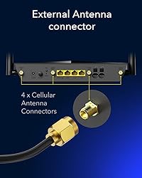 Cudy New 4G LTE Cat 18 WiFi 6 Router, Up to 1.2Gbps