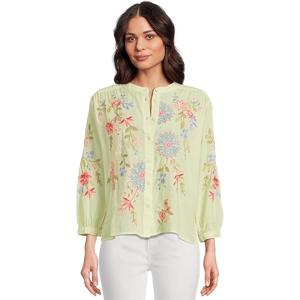 (取寄) ジョニー ワズ レディース シャード ヨーク ブラウザ Johnny Was women Shirred Yoke Blouse Butterfly Amazon.com: Johnny was Womens Shirred Yoke Blouse Butterfly XS One