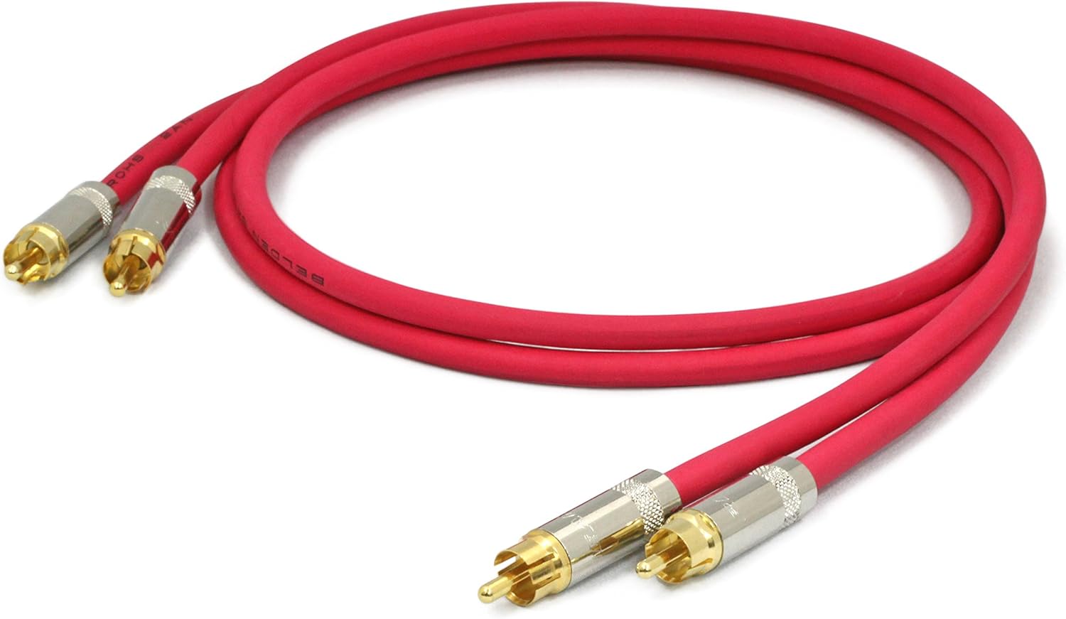 Amazon プロケーブル Belden ベルデン 8412 赤 Rca Rca ケーブル長 0 75m 2本セット プロケーブル Rcaケーブル