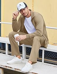 COOFANDY Men's Tracksuits Casual Sweatsuit 2 Piece