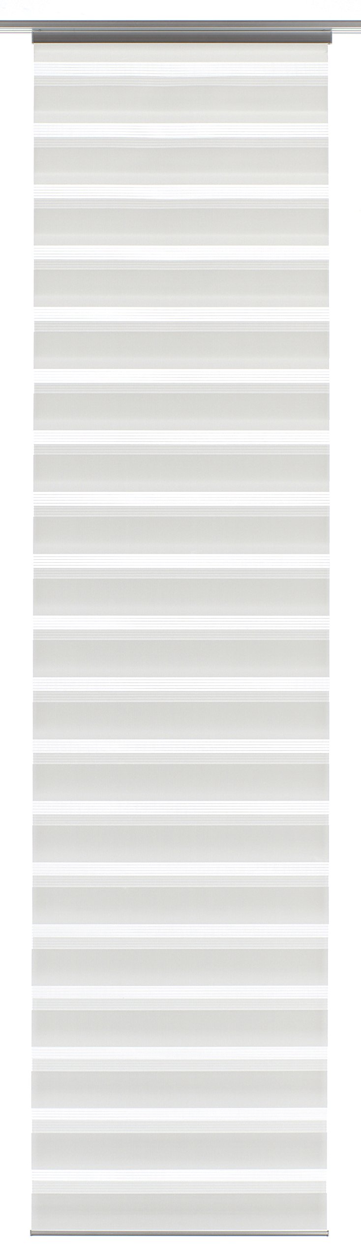 GARDINIA Panel Curtain (1 piece), Sliding, Double Rolling Blind Feel, Panel Curtain Day + Night, Innovative + Patented Technology, White, 60 x 245 cm (WxH), 30320 — image 1