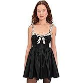 For Love & Lemons Women's Emalie Taffeta Mini Dress
