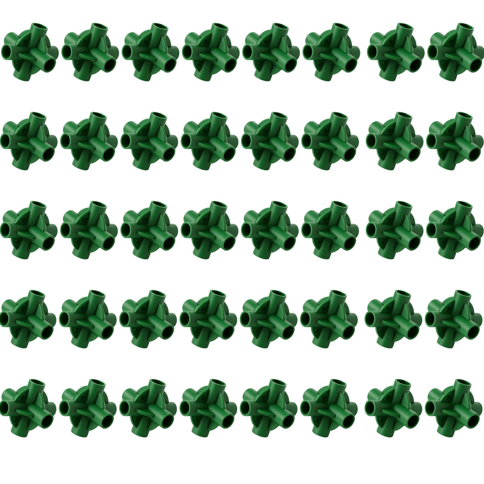 Flexible Cane Balls - Bamboo Cane Connectors for Fruit Cages Netting Frames [PACK OF 40]