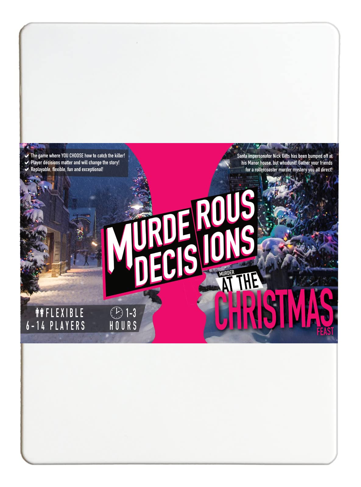 Murder at the Christmas Feast 6-14 Player Murder Mystery Dinner Party Game