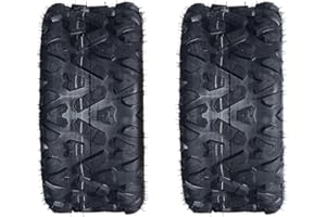 MOTOOS Set of 2 22x10.00-10 ATV UTV Tires 22x10x10 All Terrain Spare Tires 4PR Tubeless