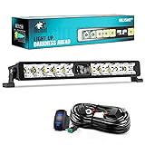 Nilight LED Light Bar 14inch 11LED Single Row Spot