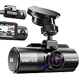 Vantrue N4 3 Channel 4K Dash Cam, 4K+1080P Front and Rear, 1440P+1440P Front and Inside, 1440P+1440P+1080P Three Way Triple C